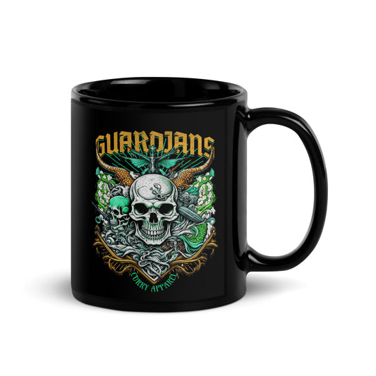 Black Guardian Glossy Mug