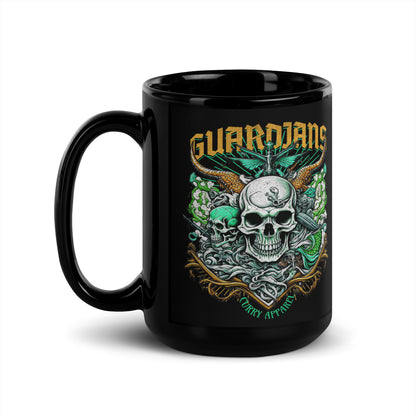 Black Guardian Glossy Mug