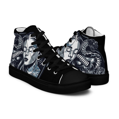 Men’s tatu high top canvas shoes