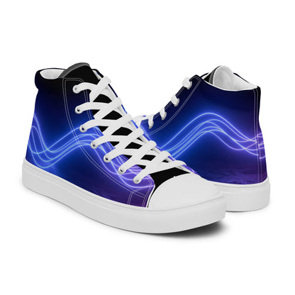 Men’s electric high top canvas shoes