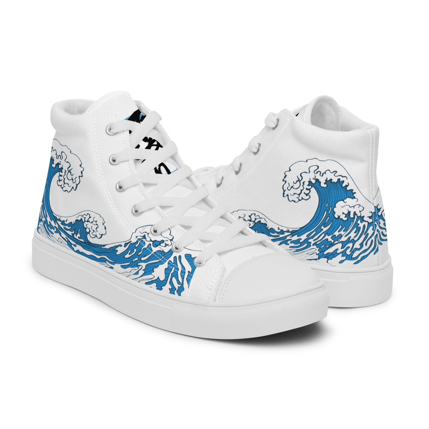 Men’s Japanese Wave high top canvas shoes