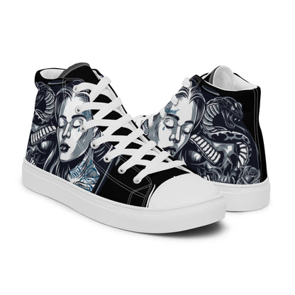 Men’s tatu high top canvas shoes