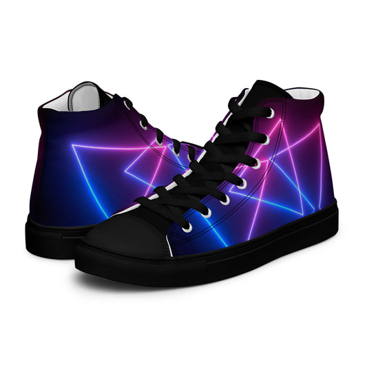 Women’s Electric High Top Canvas Shoes