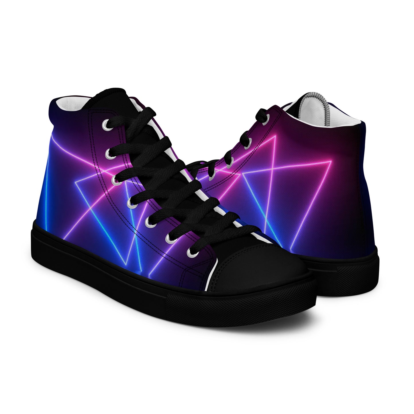 Women’s Electric High Top Canvas Shoes