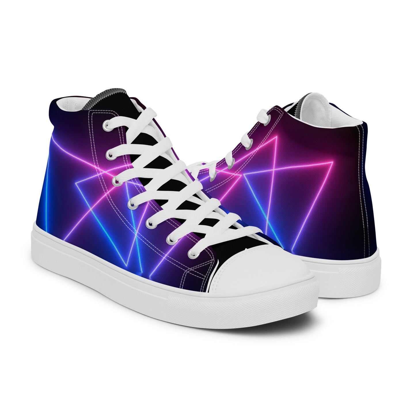 Women’s Electric High Top Canvas Shoes